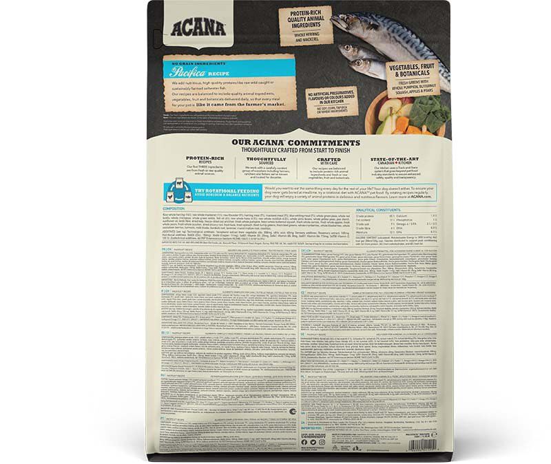 Acana Regionals Pacifica Dog Highest proteïn - Hondenvoer - 2 Kilogram - haring, vis