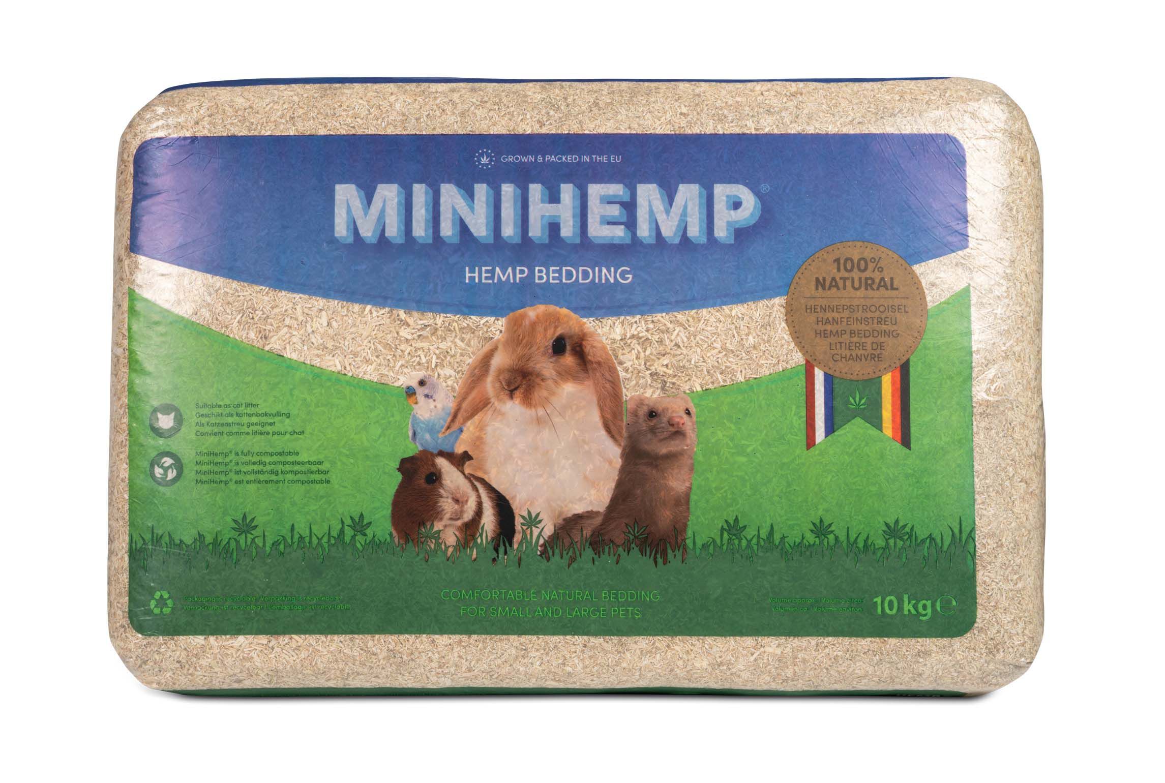 Hempflax Hennepstrooisel - Bodembedekker - 10 Kilogram