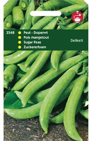 Hortitops Peulen Pisum sativum Delikett (Sugar Snap) - Peulvruchten
