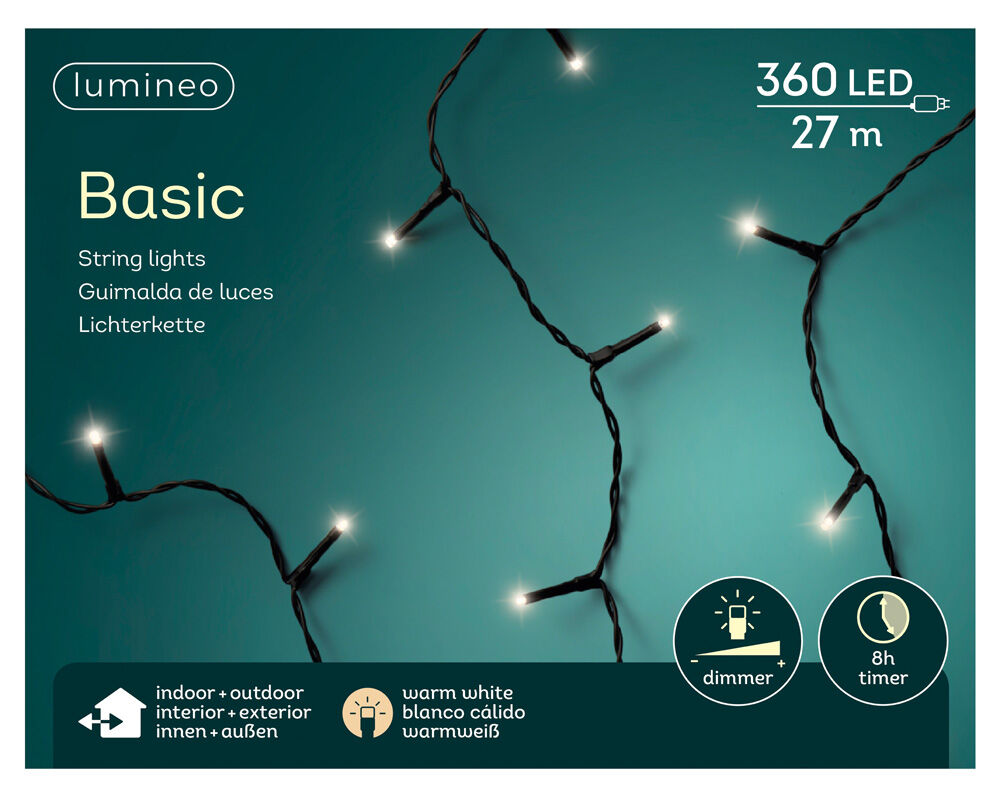 Lumineo Basic - Kerstboomverlichting - 360 - Warm wit - 2700 cm Lumineo Basic - Kerstboomverlichting - 360 - Warm wit - 2700 cm