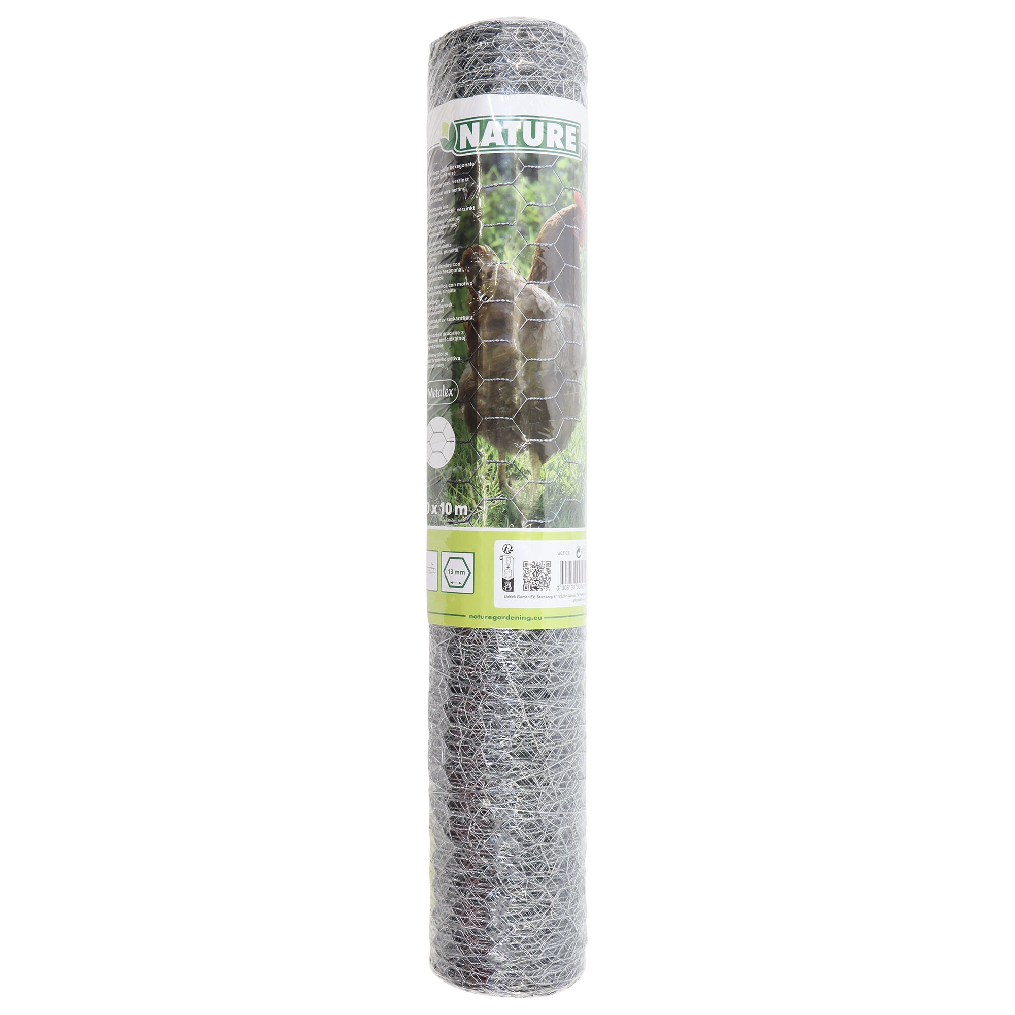 Nature zeshoekig verzinkt 13mm - Gaas - 50 cm - 50x1000 cm - 1000 cm Nature zeshoekig verzinkt 13mm - Gaas - 50 cm - 50x1000 cm - 1000 cm