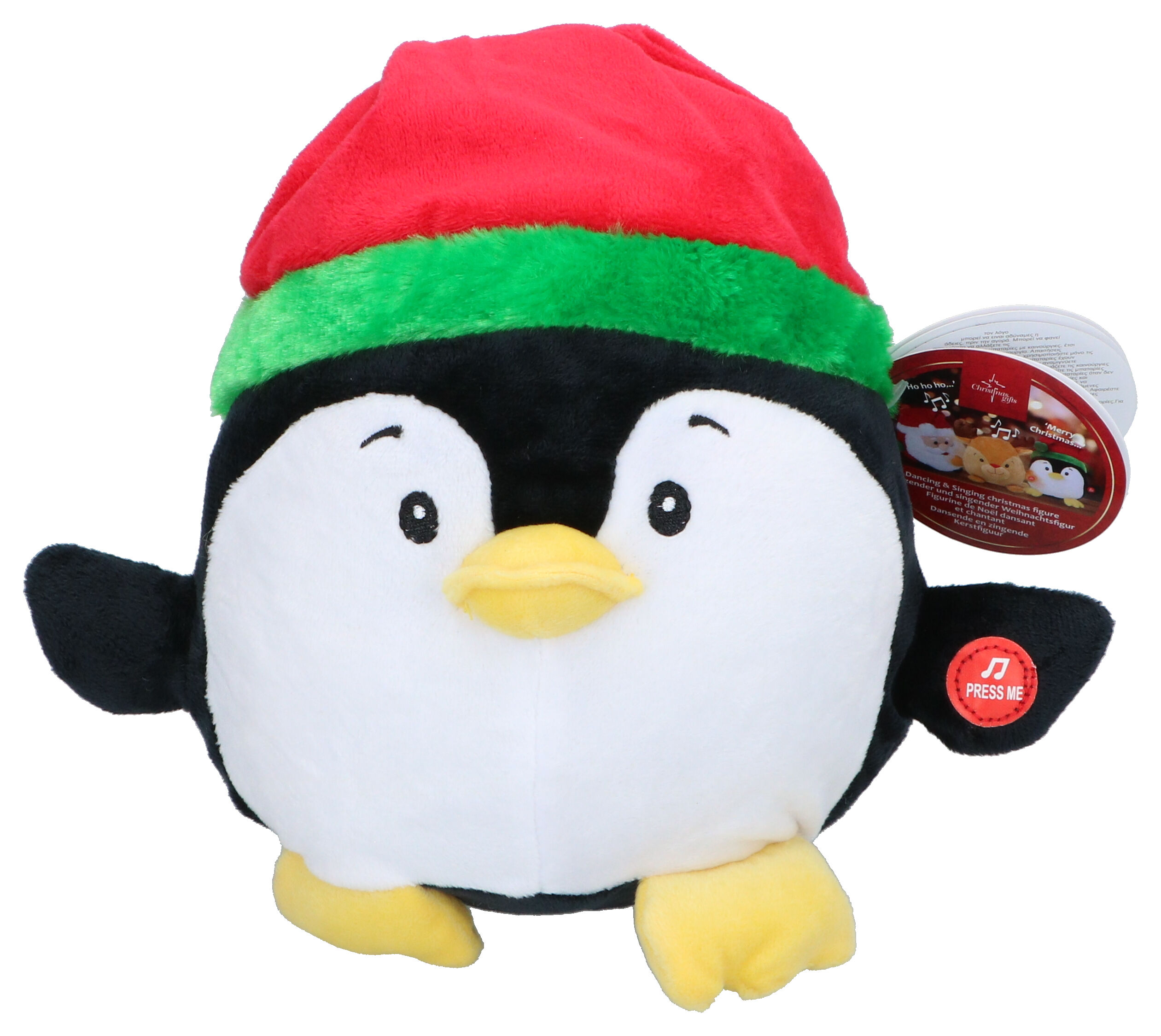 Kerstpluche Met Muziek - Assorti - divers - 180x220x125 cm