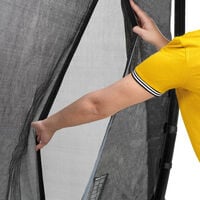 Exit Dynamic - Groundlevel trampoline - Zwart - 305x519 cm