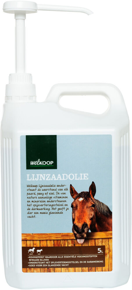 Welkoop Lijnzaadolie - Supplement - 5 Liter - Can