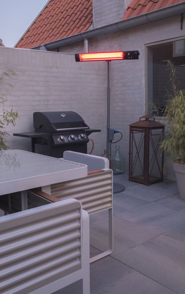 Eurom Golden 2500 Shadow - Hangende terrasverwarmer - Grijs - 2500 W