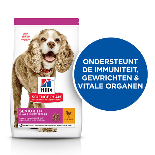 Hill's Science Plan Senior  Small - Mini - Hondenvoer - 1.5 Kilogram - kip