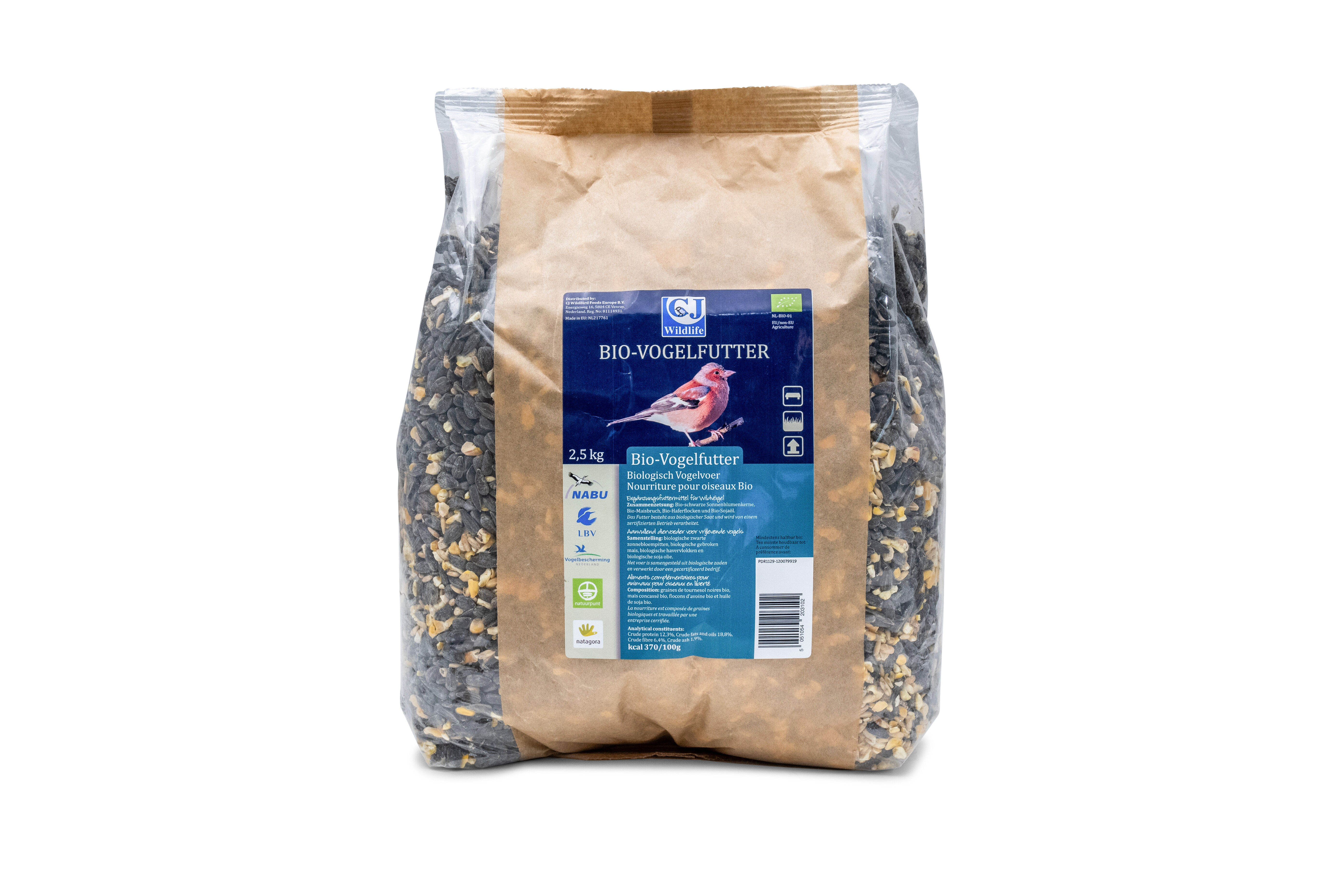 CJ Wildlife - Strooivoer mix Biologisch - Tuinvogelvoer