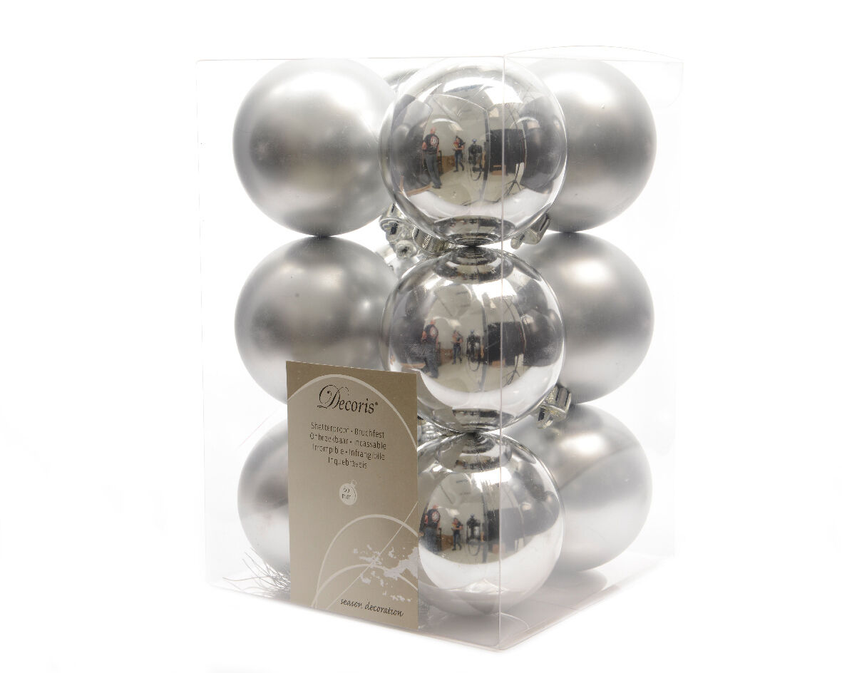 Kunstkerstbal - Zilver - 60 cm