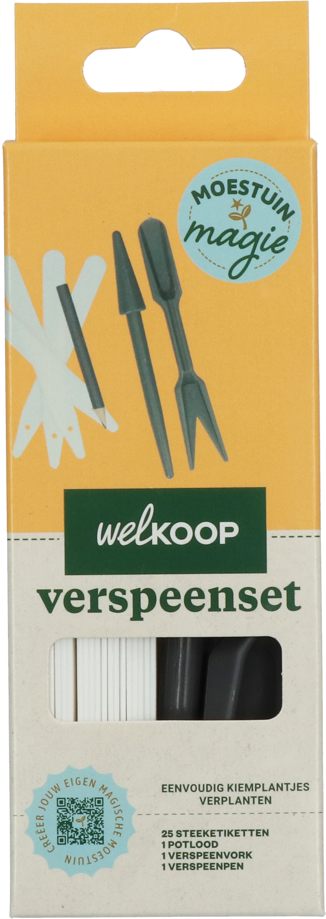Welkoop Moestuin Magie - Verspeenset - Grijs|Wit - 25x9.5x2 cm