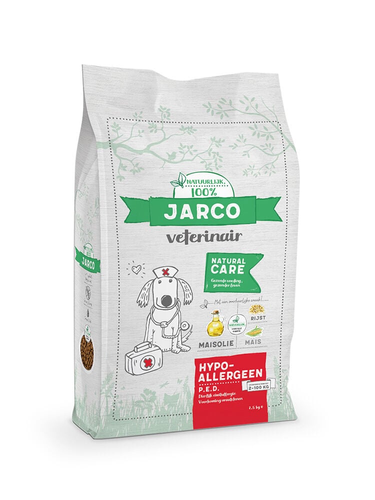 Jarco Veterinair Hypo Allergeen - Hondenvoer - 2.5 Kilogram - mais Jarco Veterinair Hypo Allergeen - Hondenvoer - 2.5 Kilogram - mais