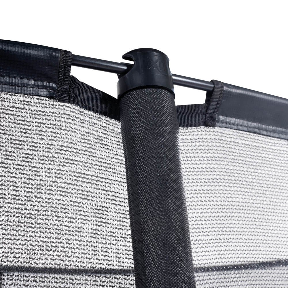 Exit Dynamic - Groundlevel trampoline - Zwart - 275x458 cm