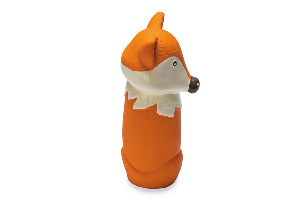 Karlie Vos - Knuffel - Hondenspeelgoed - Oranje - 20x9x10 cm