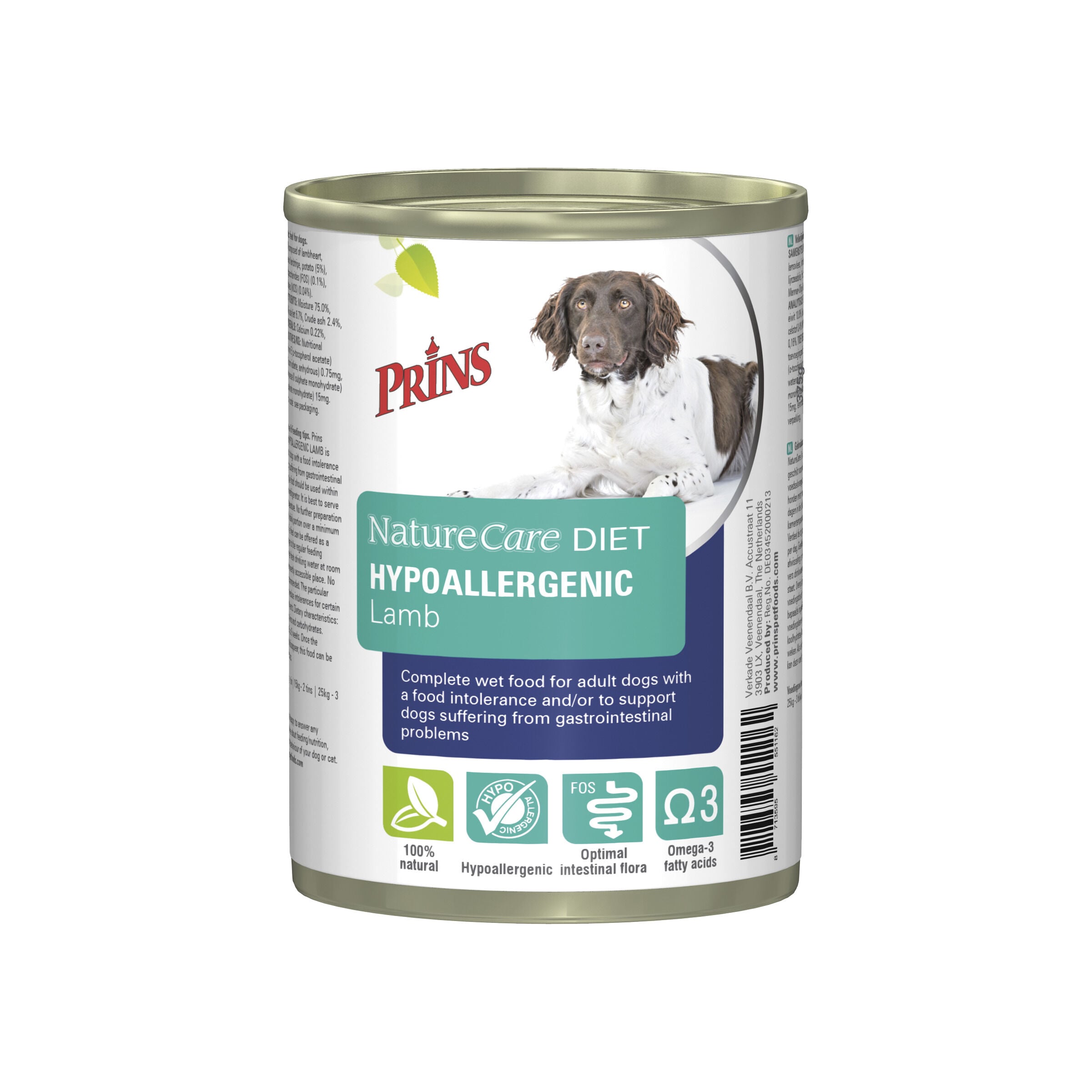 Prins Dieet NatureCare Hypoallergenic Lamb - Hondenvoer veterinair Prins Dieet NatureCare Hypoallergenic Lamb - Hondenvoer veterinair