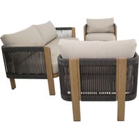 Lesli Living Sora - Loungeset - 76x57x66 cm