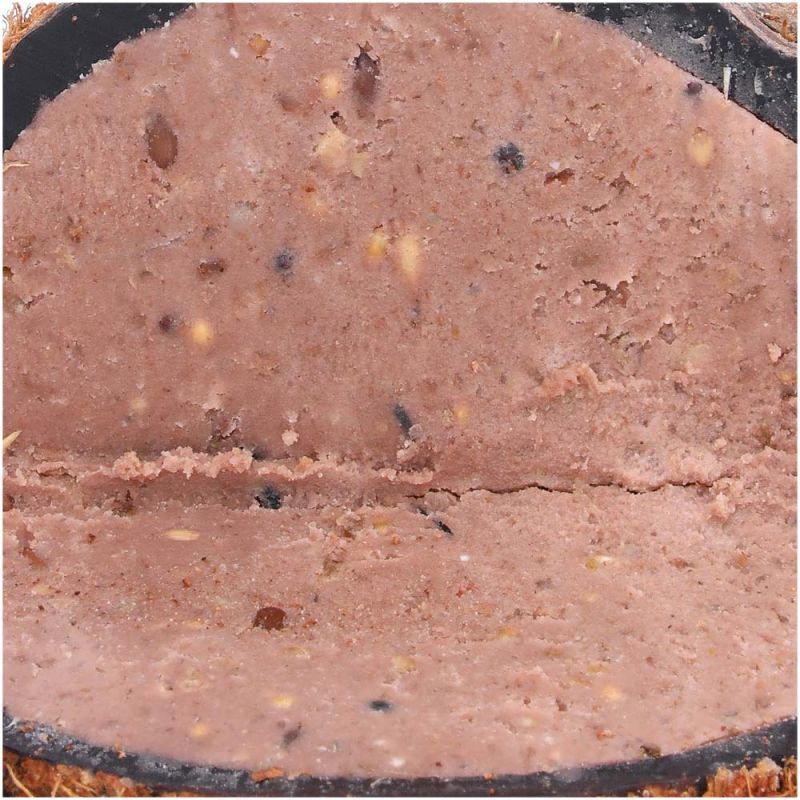 Welkoop - Kokosnoot met Pindakaas - Tuinvogelvoer - 380 Gram - Pindakaas