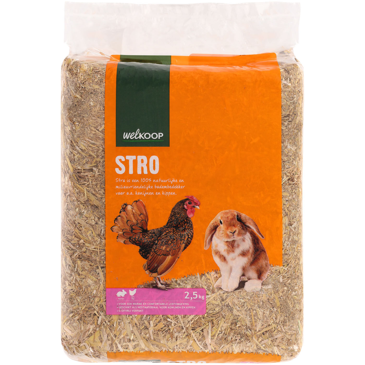Welkoop Stro - Bodembedekker - 2.5 Kilogram Welkoop Stro - Bodembedekker - 2.5 Kilogram