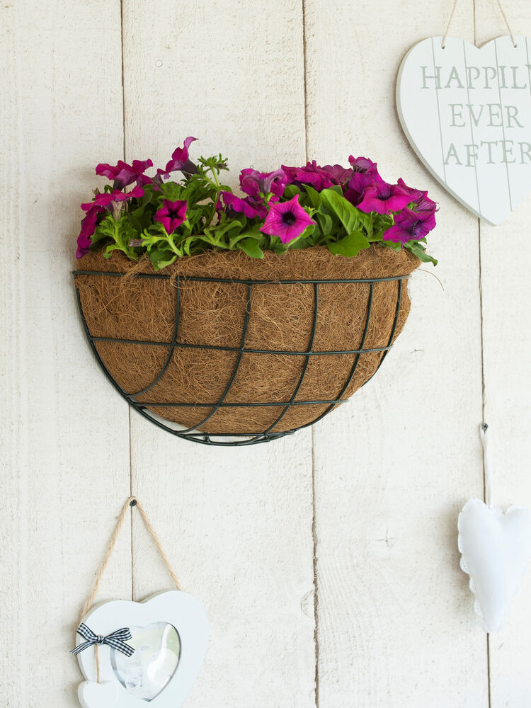 Nature  Wandhanger - Hanging basket - Groen - 35 cm