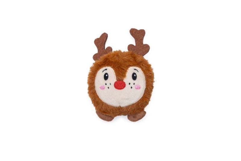 Beeztees Kerstfiguren - Knuffel - Hondenspeelgoed - Multi - 5x75x1 cm