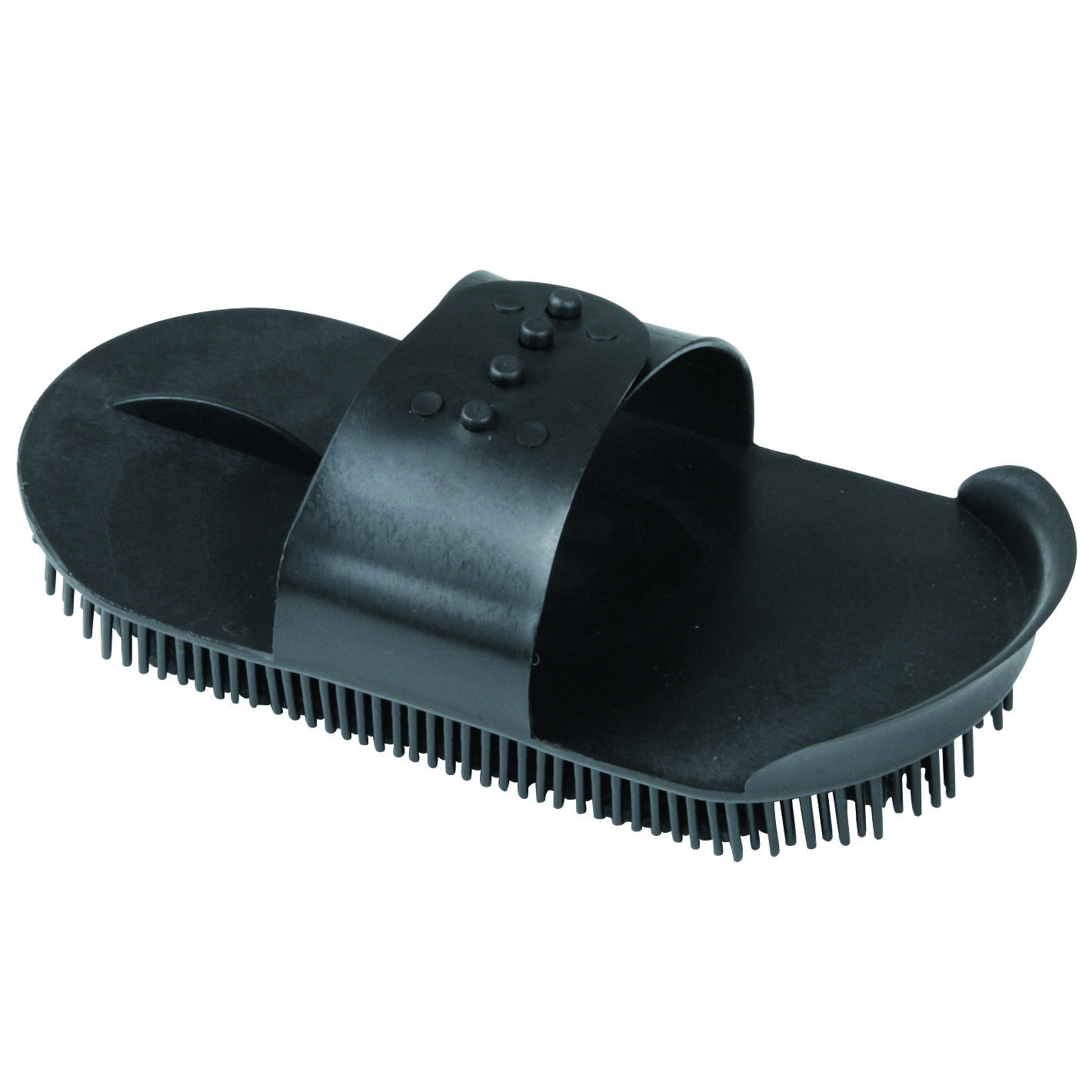 Waldhausen Borstel Plastic - Paard - Zwart - 3x18x25 cm Waldhausen Borstel Plastic - Paard - Zwart - 3x18x25 cm