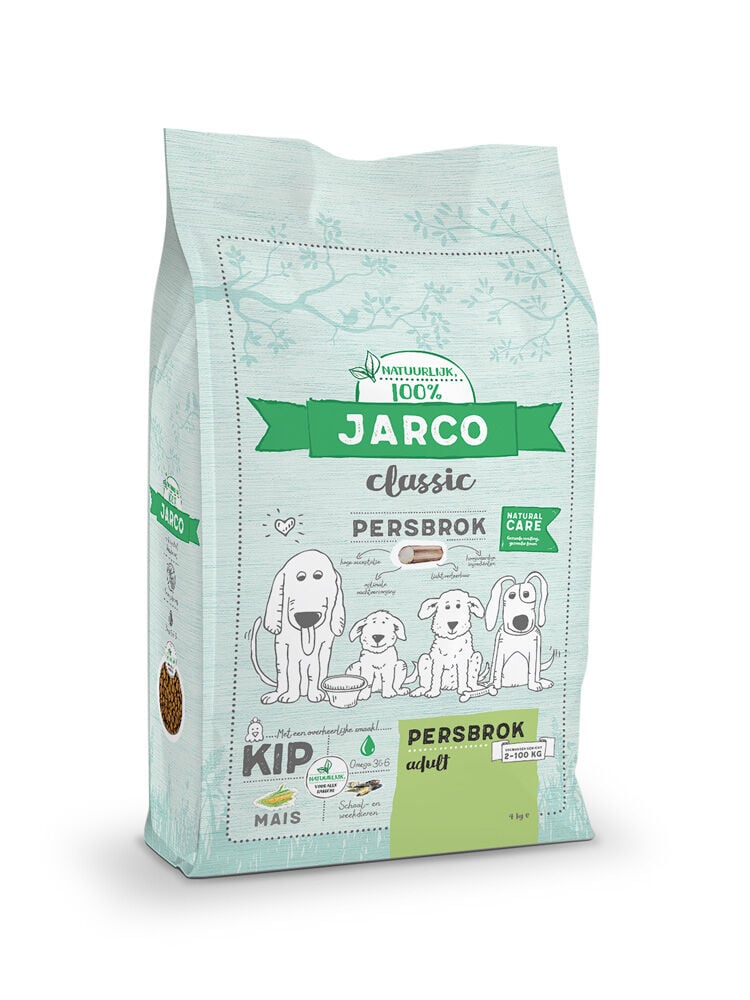 Jarco Dog Classic Adult - Hondenvoer - 4 Kilogram - kip Jarco Dog Classic Adult - Hondenvoer - 4 Kilogram - kip