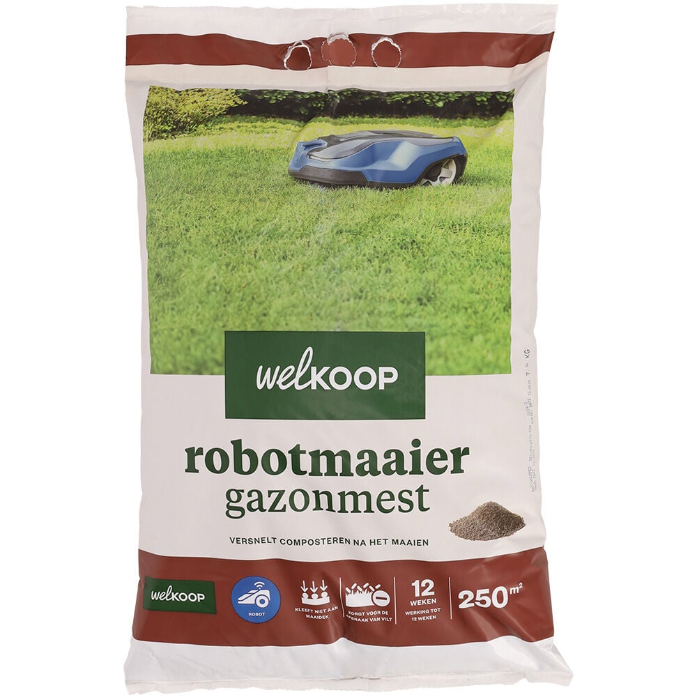 Welkoop - Robotmaaier Gazonmest - 250 m2 - 7.5 Kilogram Welkoop - Robotmaaier Gazonmest - 250 m2 - 7.5 Kilogram