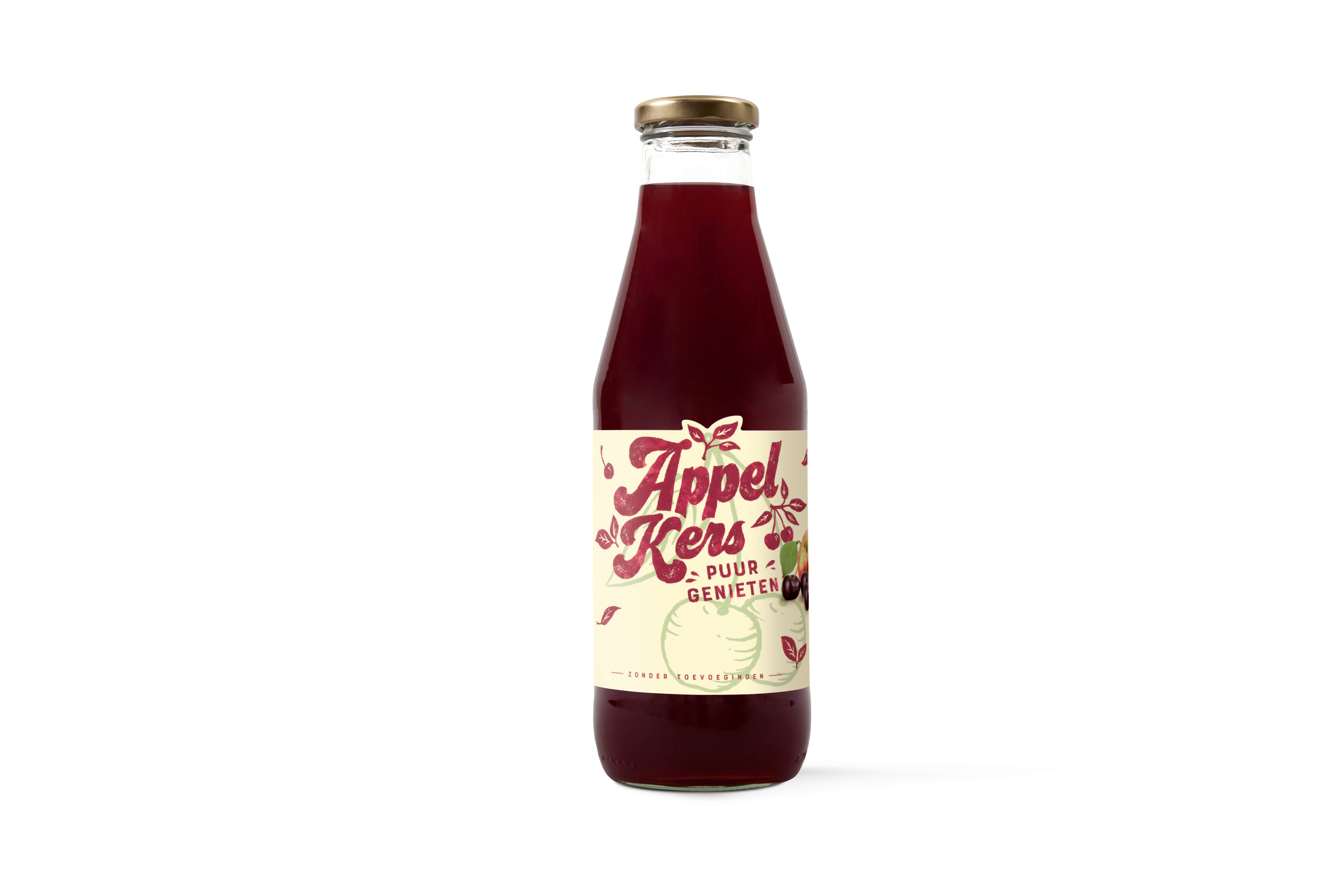 Appel/kersensap 750 ml