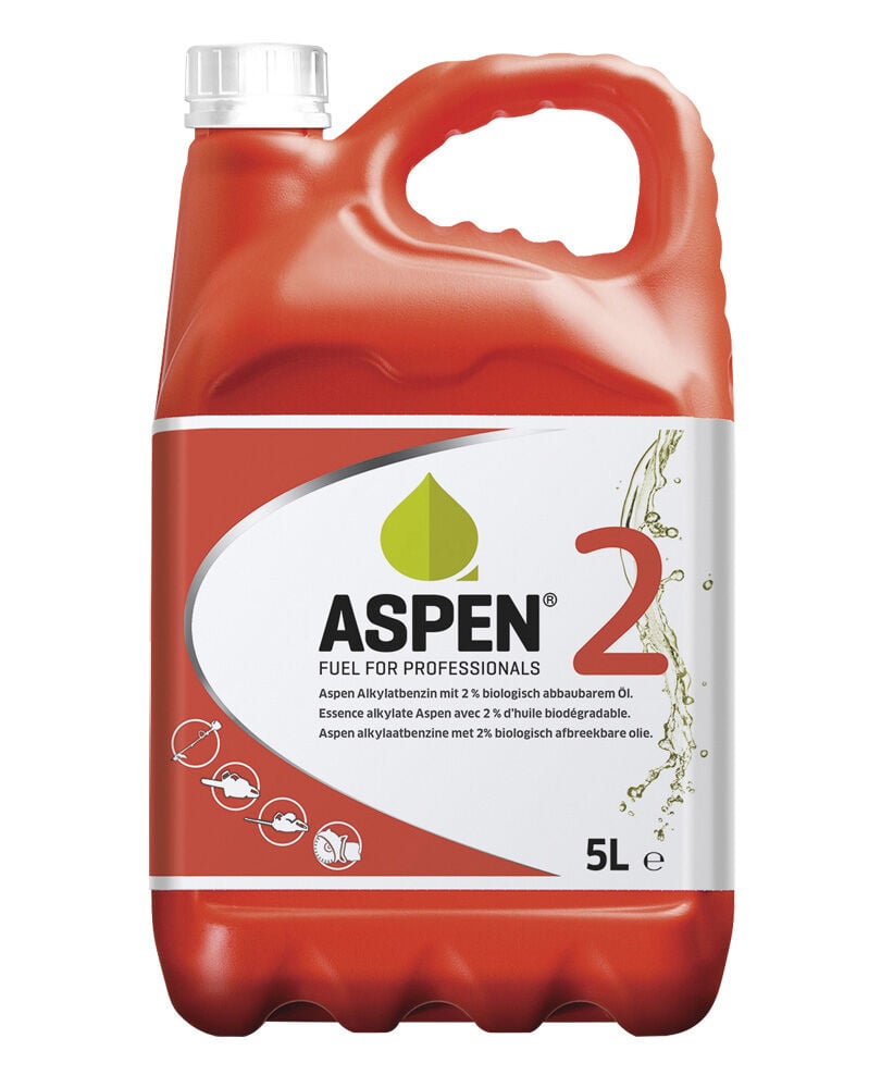 Aspen 2-takt - Brandstof - 5 Liter Aspen 2-takt - Brandstof - 5 Liter