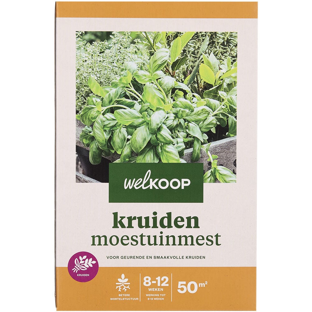 Welkoop - Kruiden Moestuinmest - 50 m2 - 2 Kilogram Welkoop - Kruiden Moestuinmest - 50 m2 - 2 Kilogram