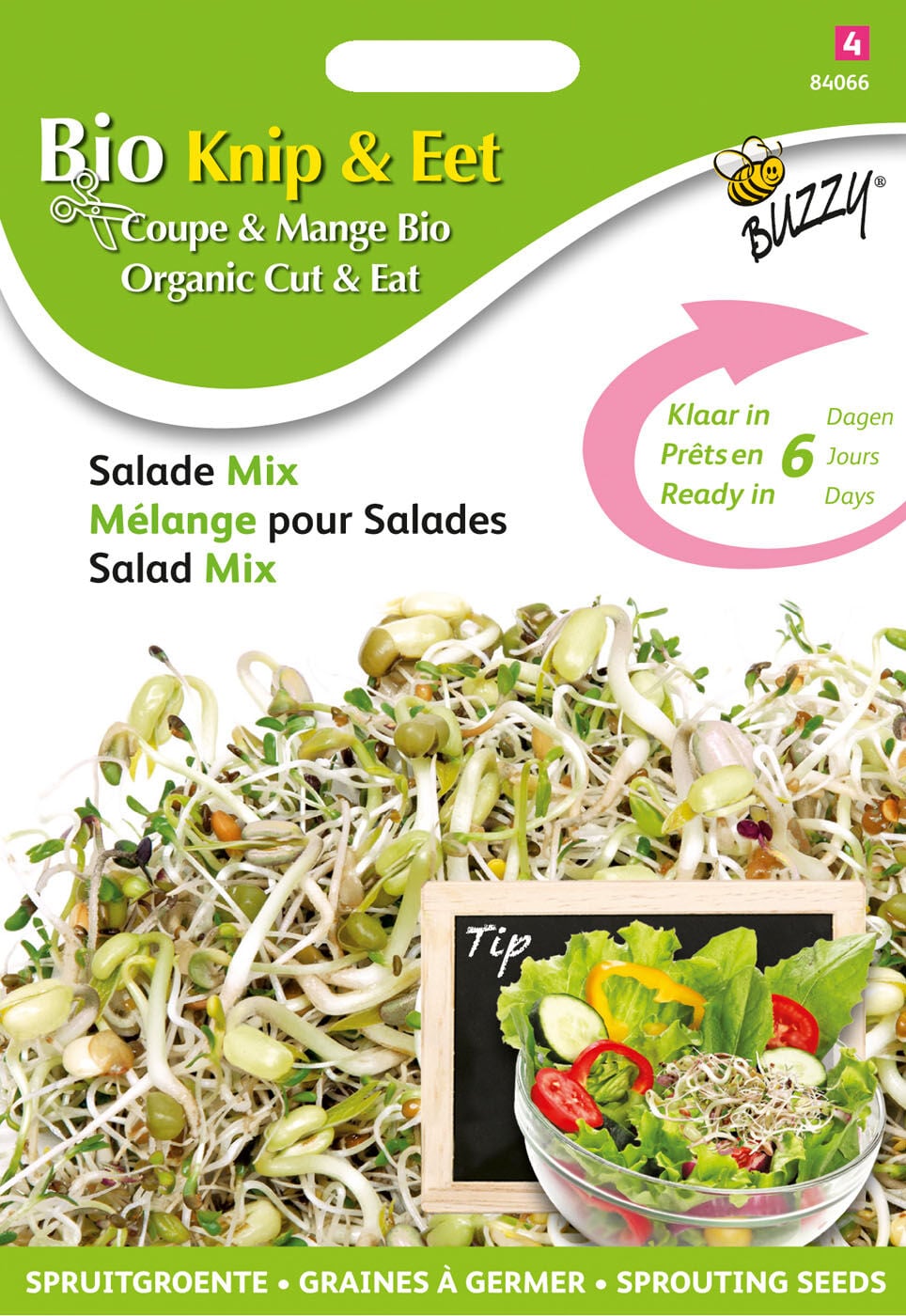 Buzzy® Organic Sprouting - Salademengsel Buzzy® Organic Sprouting - Salademengsel