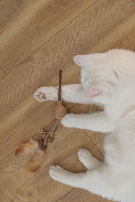 Beeztees Bal Juto - Kattenspeeltje - Beige