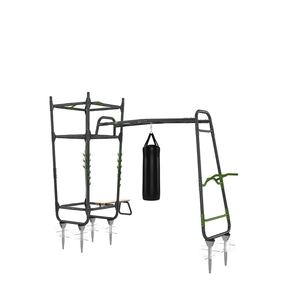 EXIT GetSet PS510 - Monkeybar - Zwart - Staal