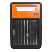 Gallagher S20 - Solar schrikdraadapparaat - Incl. Lithium Batterij - 17.5 cm - Lithium accu - 0.2 Joule - 23.3 cm