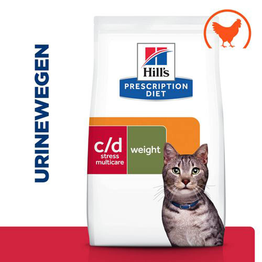 Hill's Prescription Diet Urinary Stress + Metabolic c/d - Kattenvoer - 8 Kilogram - kip