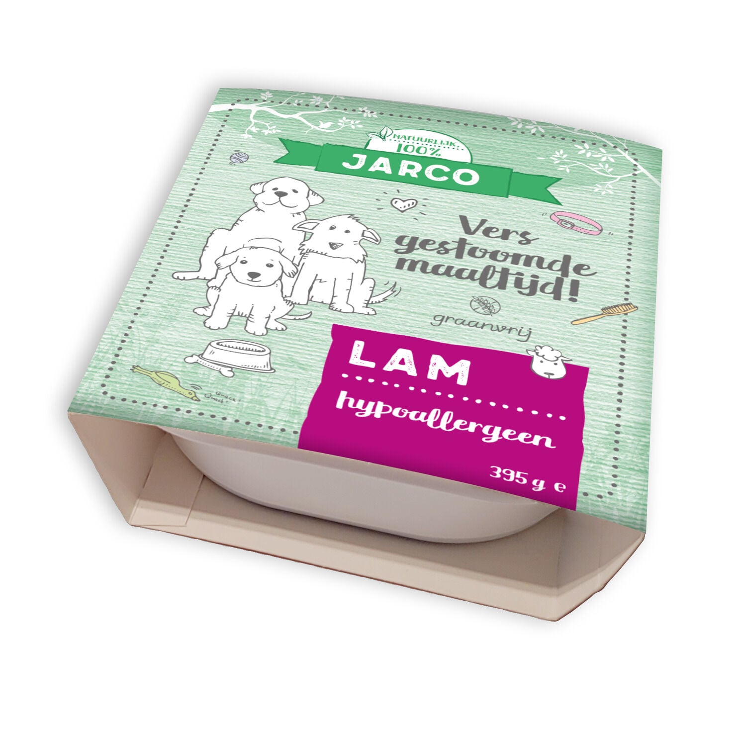 Jarco - Hondenvoer - 395 Gram - Lam Jarco - Hondenvoer - 395 Gram - Lam