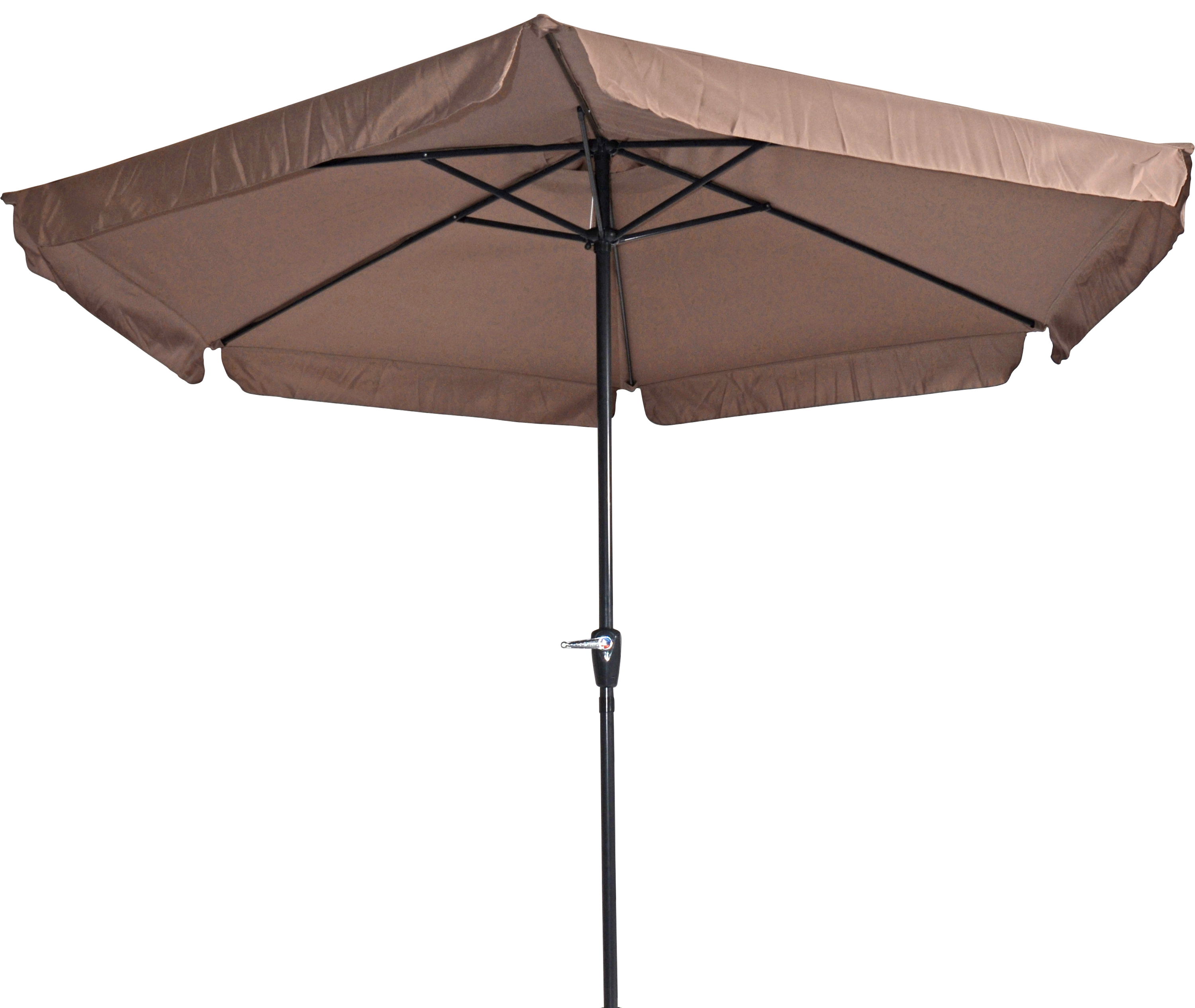 Lesli Living Gemini Stokparasol - Parasol - Taupe - 300 cm