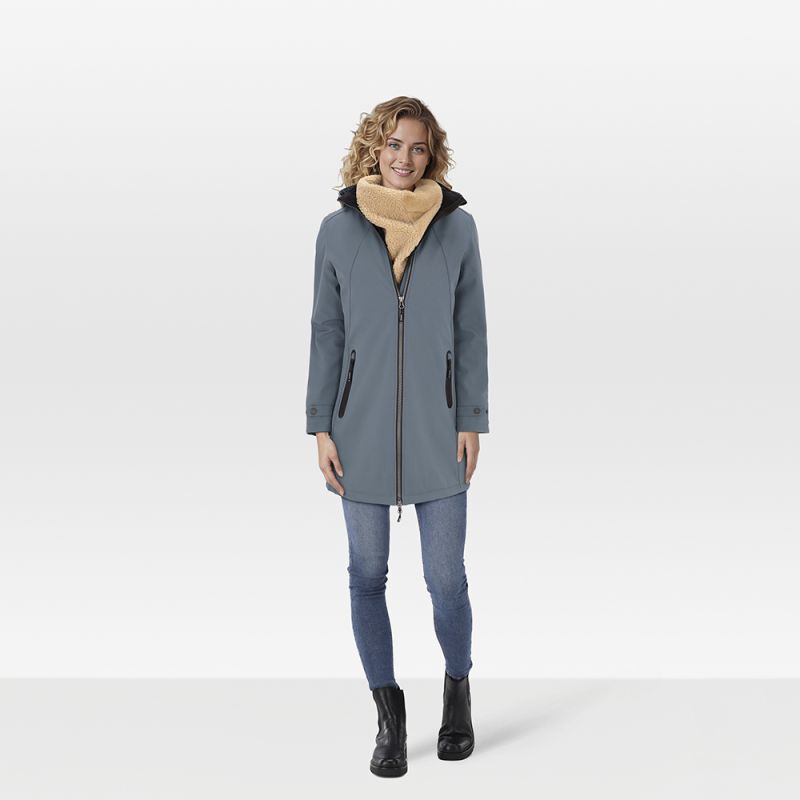 Veleste Furry - Sjaal - Geel