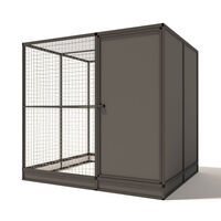 Glorenza Evi - Kattenren met sluis - Antraciet - 193x176x207 cm