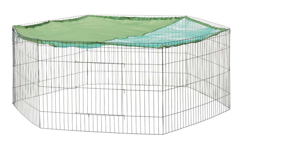 Welkoop Dribbel Konijnenren - Beschermnet - Groen - 45x30x50 cm