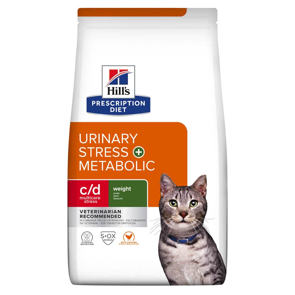 Hill's Prescription Diet Urinary Stress + Metabolic c/d - Kattenvoer - 3 Kilogram - kip Hill's Prescription Diet Urinary Stress + Metabolic c/d - Kattenvoer - 3 Kilogram - kip