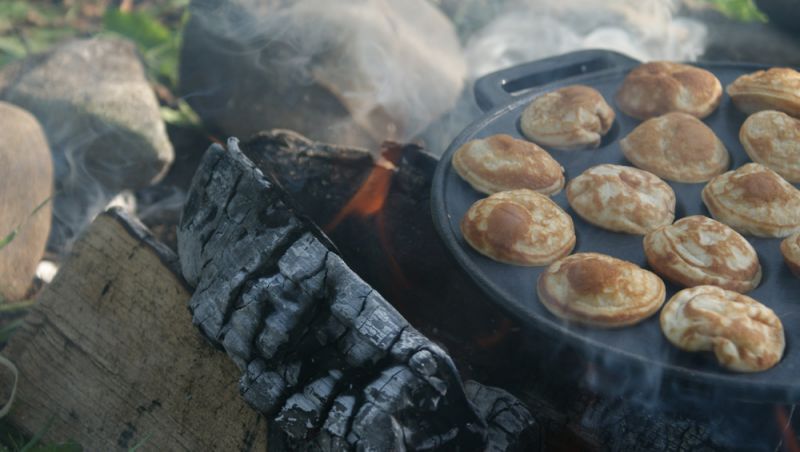 The Windmill Cast Iron Poffertjespan - Pan - Zwart