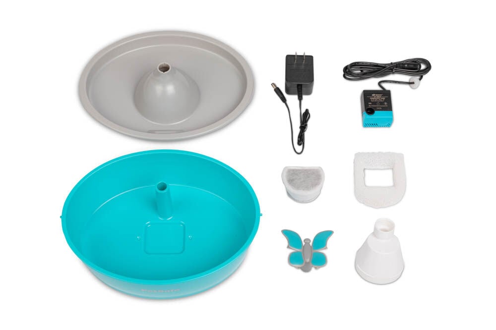 Petsafe Butterfly - Drinkfontein - 0.5 l - Blauw - 31x23x23 cm