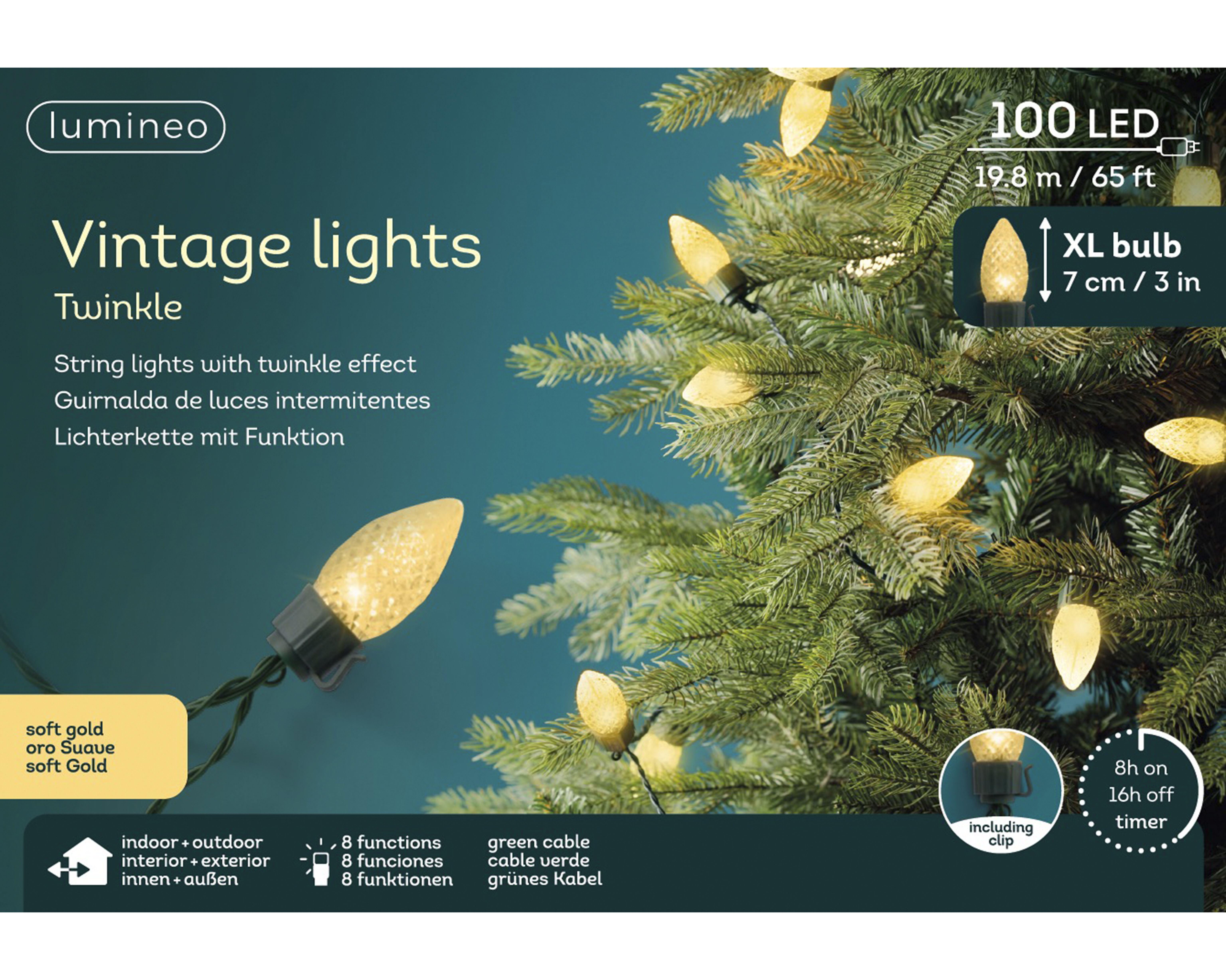 Lumineo LED Vintage - Lichtsnoer Lumineo LED Vintage - Lichtsnoer