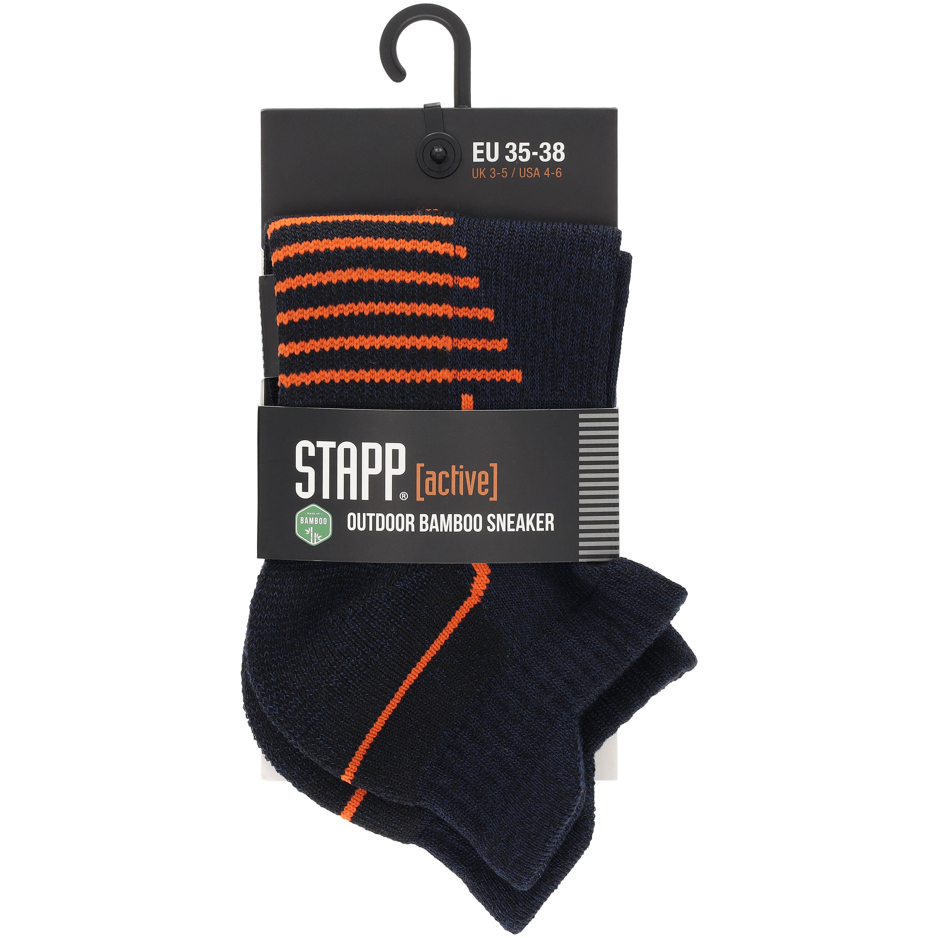 STAPP Bamboo sneaker - Wandelsokken - Blauw - 39-42 STAPP Bamboo sneaker - Wandelsokken - Blauw - 39-42