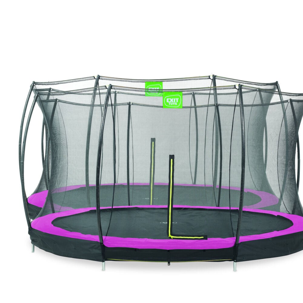 Exit Silhouette - Inground trampoline - Roze - 366 cm Exit Silhouette - Inground trampoline - Roze - 366 cm