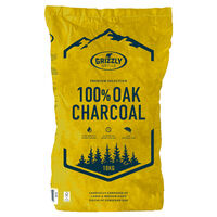 Grizzly Grills Premium Selection 100% Oak - Houtskool - 10 Kilogram - Eiken