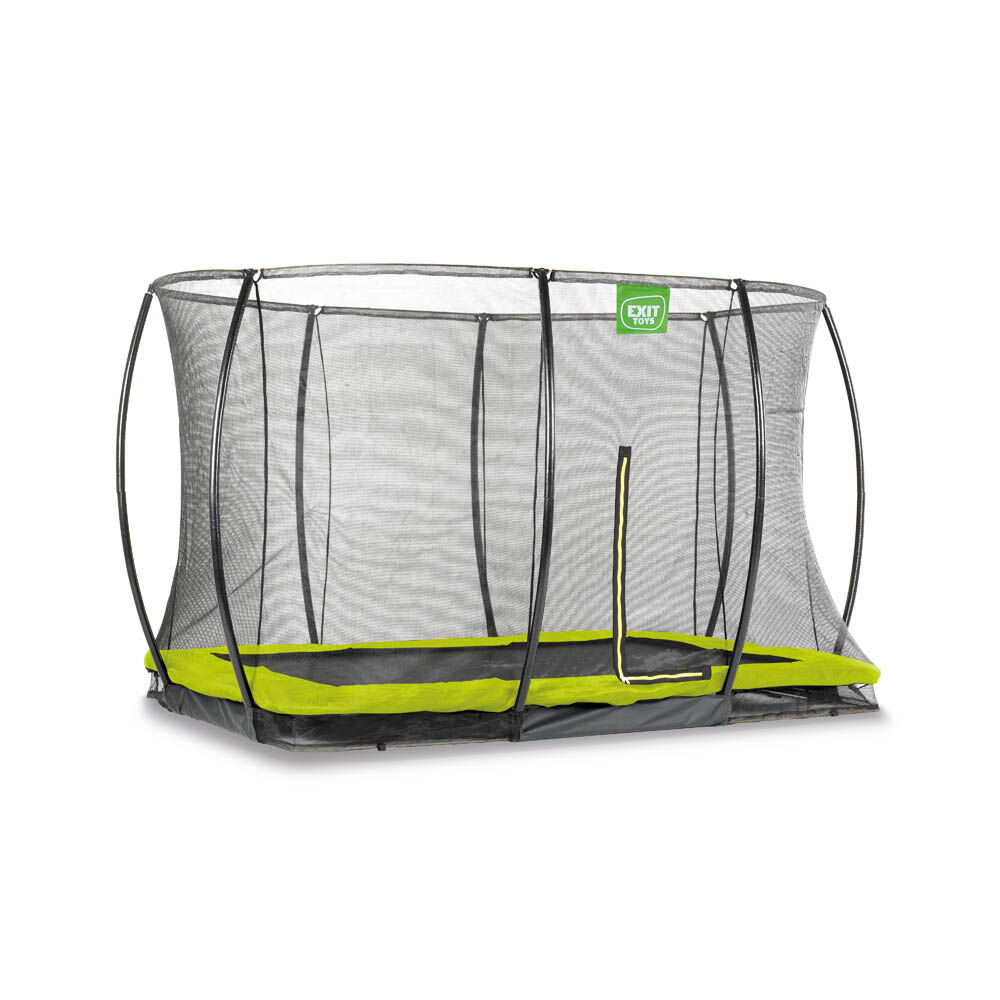 Exit Silhouette - Inground trampoline - Groen - 244x366 cm