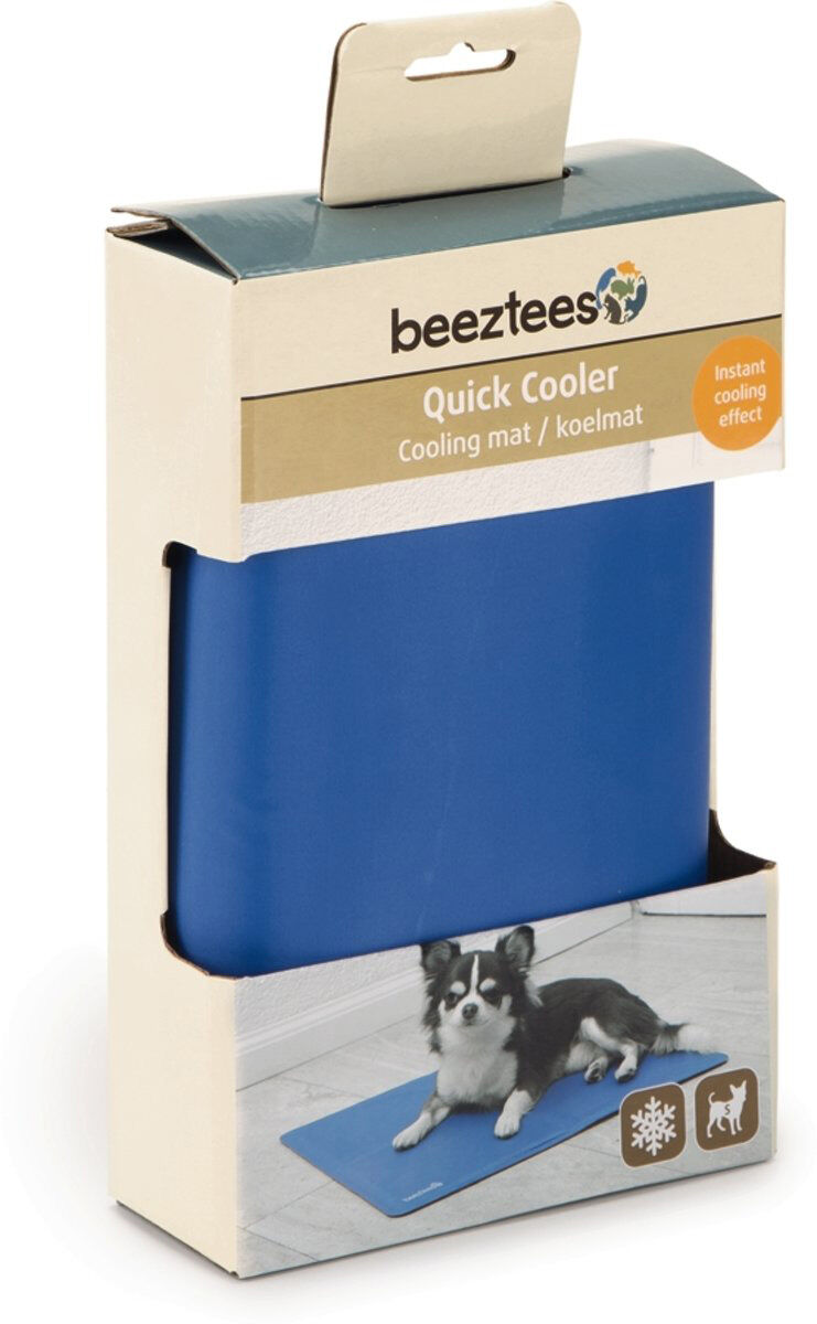 Beeztees Quick Cooler Izi - Koelmat hond - Blauw - S