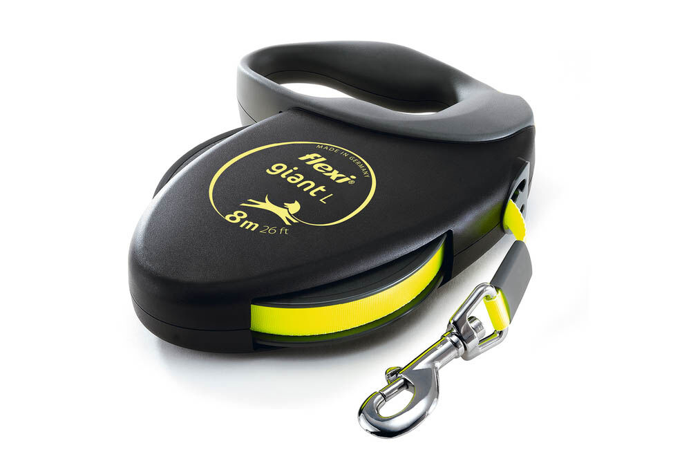 Flexi Giant Neon Band - Rollijn - Hondenriem - neon - M - 800 cm