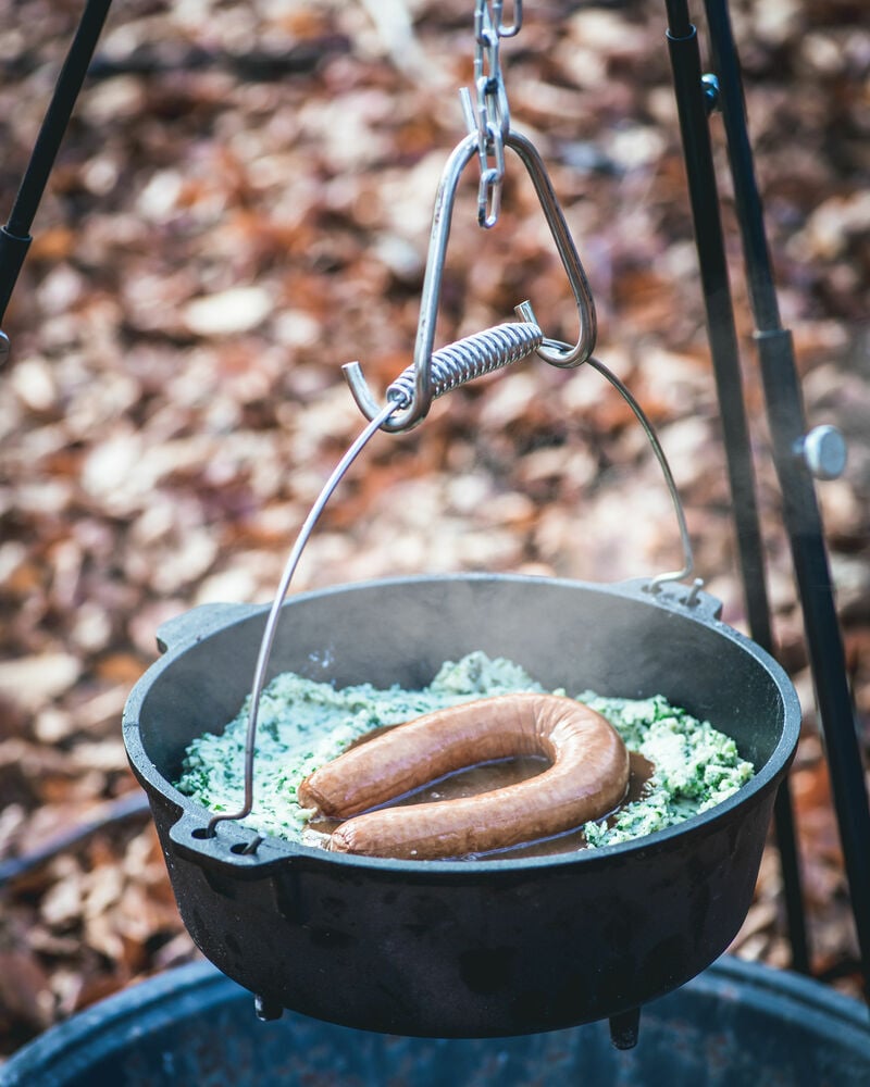 The Windmill Cast Iron Dutch Oven - Pannenhaak - rvs