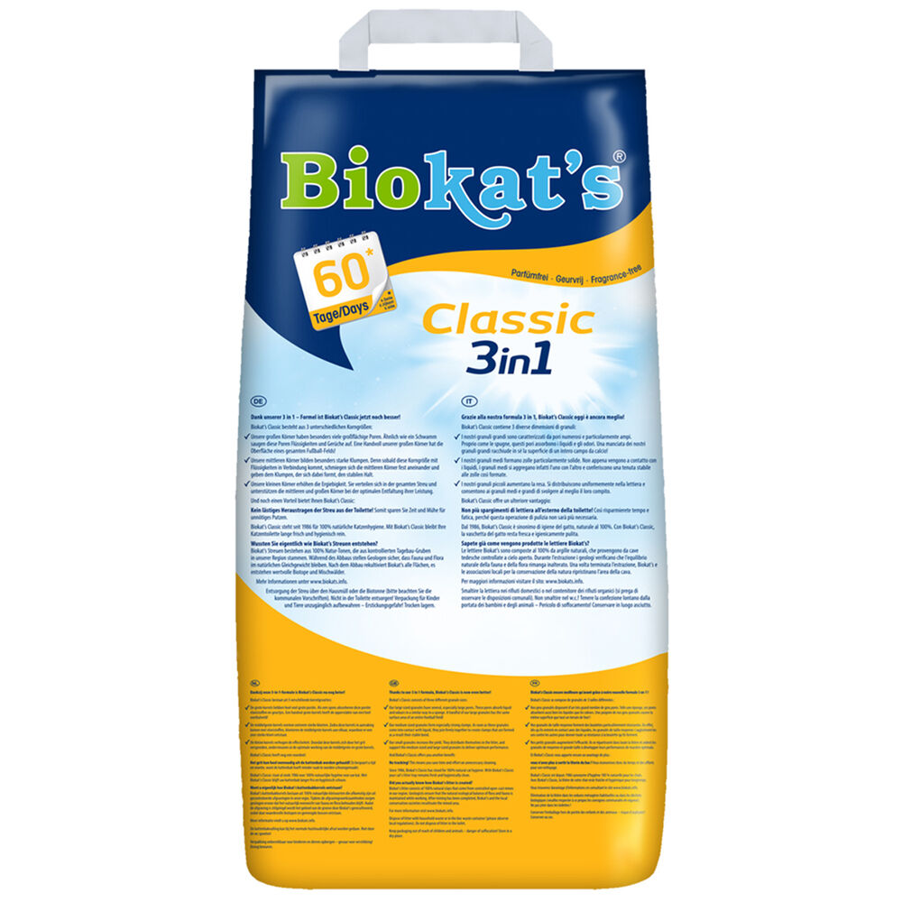 Biokat's Classic 3in1 - Kattenbakvulling - 18 Liter